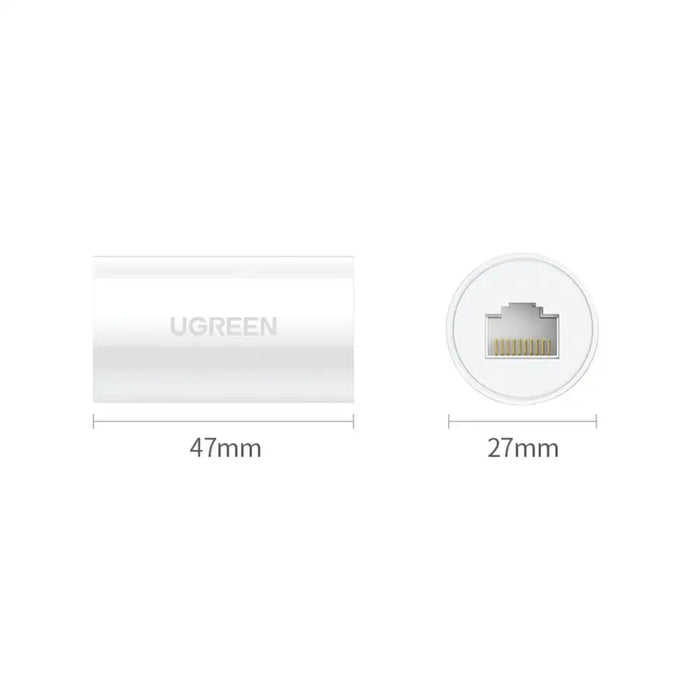 NW116 connector for RJ45 Cat. twisted pair network cables. 5e/6 up to 100m 1Gb/s - white - Network adapters<<<HurtelXML