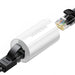 NW116 connector for RJ45 Cat. twisted pair network cables. 5e/6 up to 100m 1Gb/s - white - Network adapters<<<HurtelXML