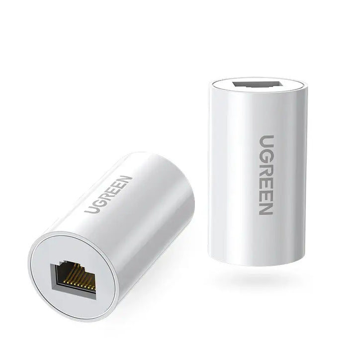 NW116 connector for RJ45 Cat. twisted pair network cables. 5e/6 up to 100m 1Gb/s - white - Network adapters<<<HurtelXML