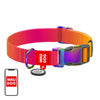 Nylon collar with QR code for Waudog gradient dog orange size XL - Walking and transportation<<<Pets<<<InnproXML