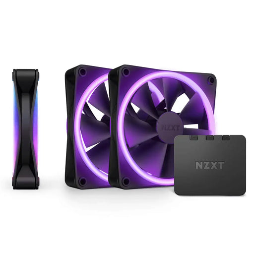 NZXT F120 RGB DUO PWM 120mm 3-pack - black - Вентилатори<<<Компютърни компоненти<<<ValiAPI&&&FansOIA-WEN<<<Enclosures