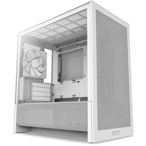 NZXT H3 Flow 2025 All White Micro-ATX Tower Case - Кутии за компютри<<<Компютърни компоненти<<<ValiAPI&&&Компютър Мрежи