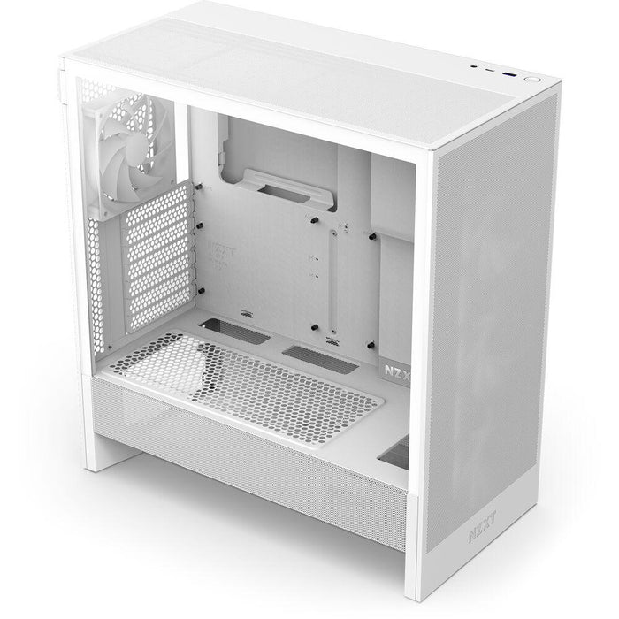 NZXT H5 Flow RGB 2024 White Mid-Tower Case - Кутии за компютри<<<Компютърни компоненти<<<ValiAPI&&&Системни