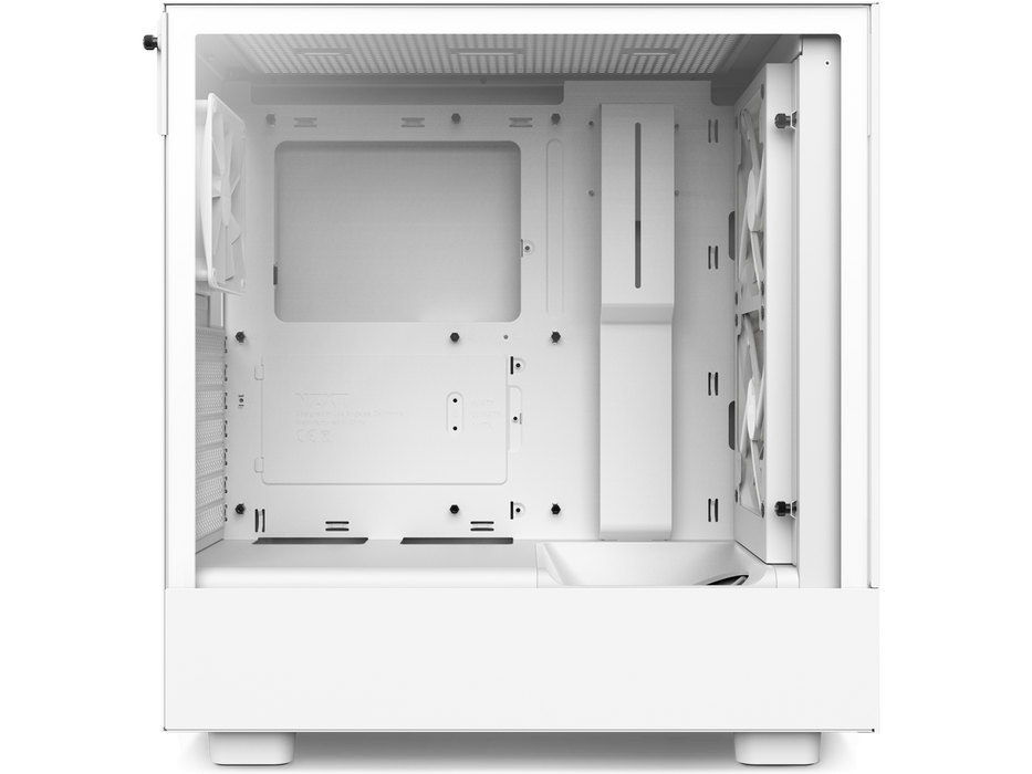 NZXT H5 Flow RGB Matte White Mid-Tower Case - Кутии за компютри<<<Компютърни компоненти<<<ValiAPI