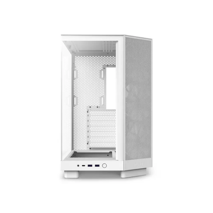 NZXT H6 Flow Matte White Case - Middle Tower - Кутии за компютри<<<Компютърни компоненти<<<ValiAPI&&&Компютър Мрежи и