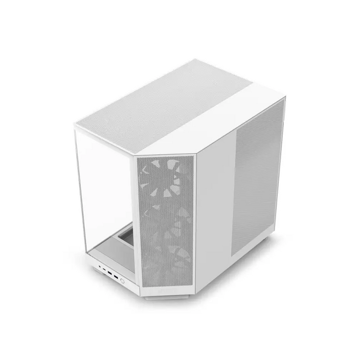 NZXT H6 Flow Matte White Case - Middle Tower - Кутии за компютри<<<Компютърни компоненти<<<ValiAPI&&&Компютър Мрежи и