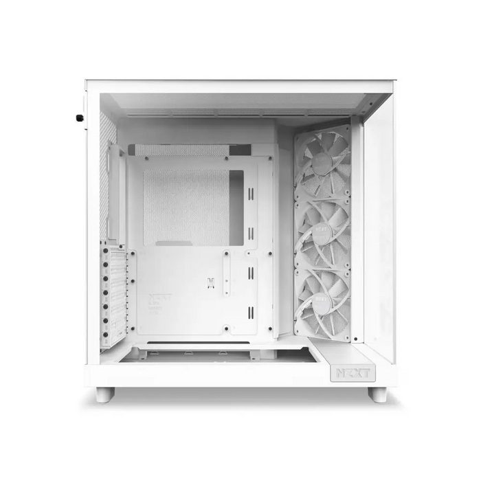 NZXT H6 Flow Matte White Case - Middle Tower - Кутии за компютри<<<Компютърни компоненти<<<ValiAPI&&&Компютър Мрежи и