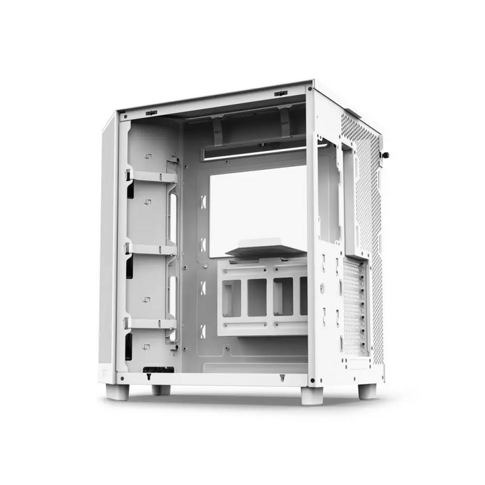 NZXT H6 Flow Matte White Case - Middle Tower - Кутии за компютри<<<Компютърни компоненти<<<ValiAPI&&&Компютър Мрежи и