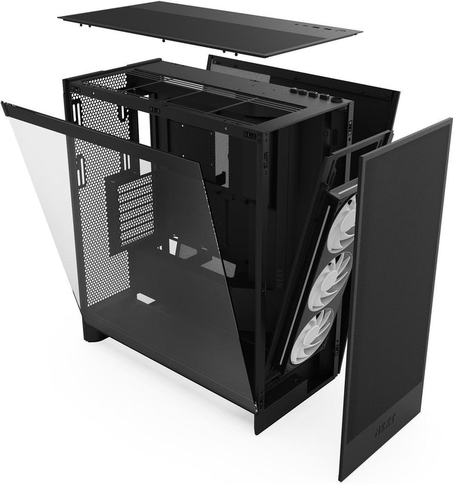 NZXT H7 Flow RGB 2024 Edition Box - Black - Кутии за компютри<<<Компютърни компоненти<<<ValiAPI&&&Системни