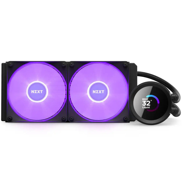 NZXT Kraken 240 RGB Processor All-in-one liquid cooler 12 cm Black 1 pc(s) - Охладители за процесори<<<Компютърни