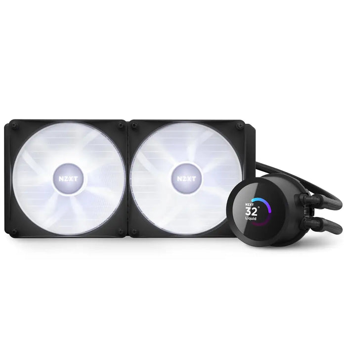 NZXT Kraken 280 RGB Processor All-in-one liquid cooler 14 cm Black 1 pc(s) - Охладители за процесори<<<Компютърни