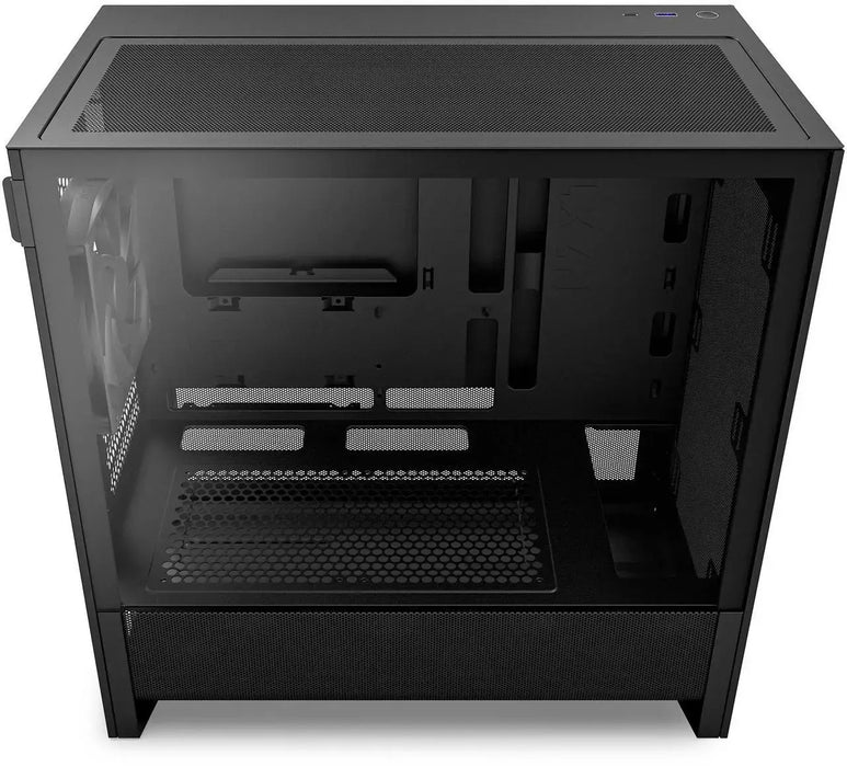 NZXT H3 Flow 2025 Micro-ATX Tower Case - Black