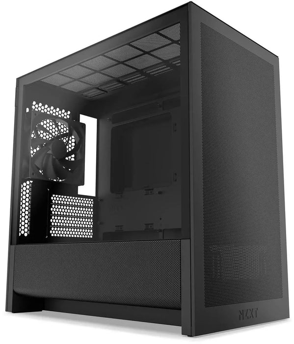 NZXT H3 Flow 2025 Micro-ATX Tower Case - Black