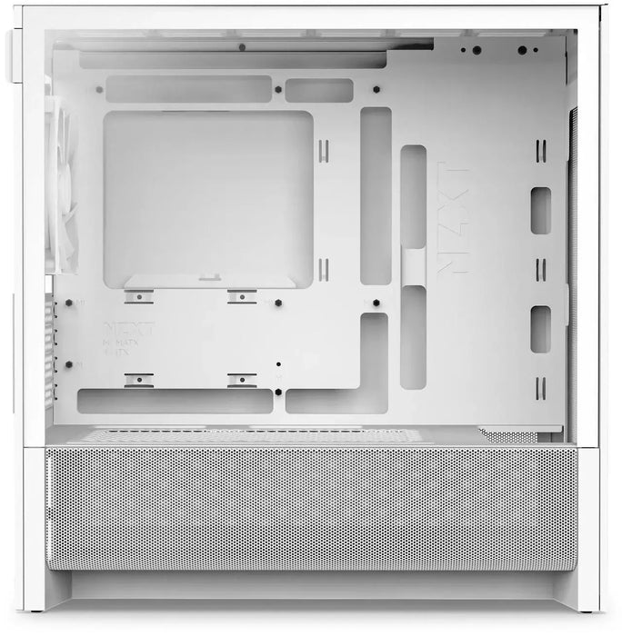 NZXT H3 Flow 2025 All White Micro-ATX Tower Case