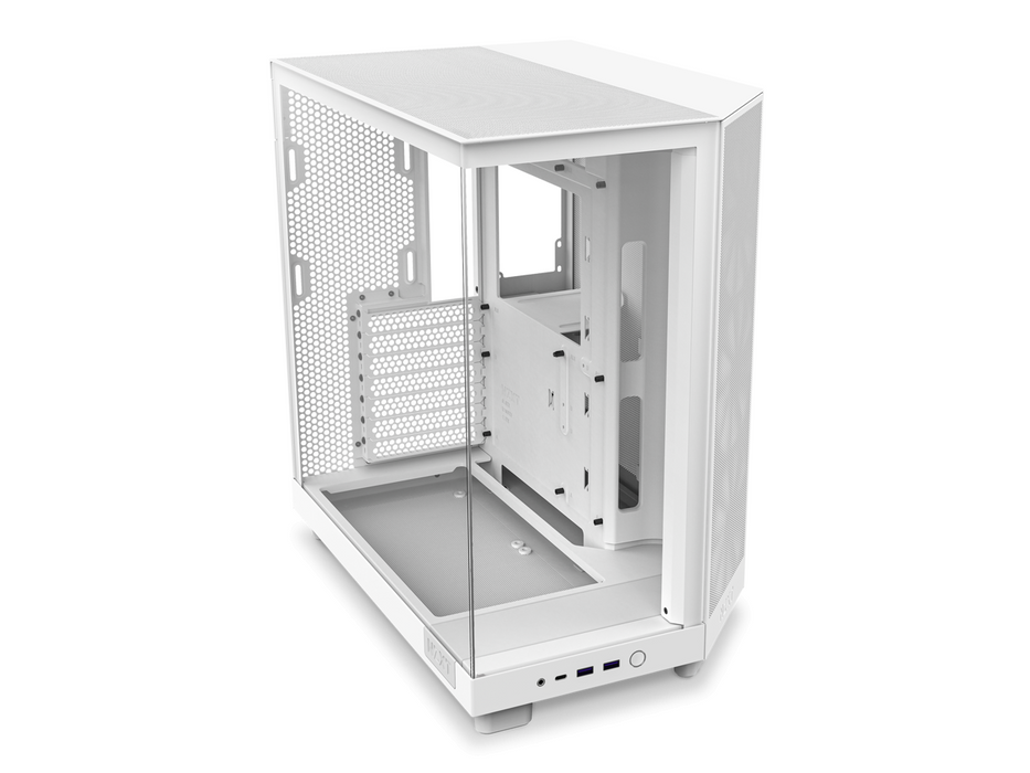 NZXT H6 Flow RGB Matte White Case - Middle Tower