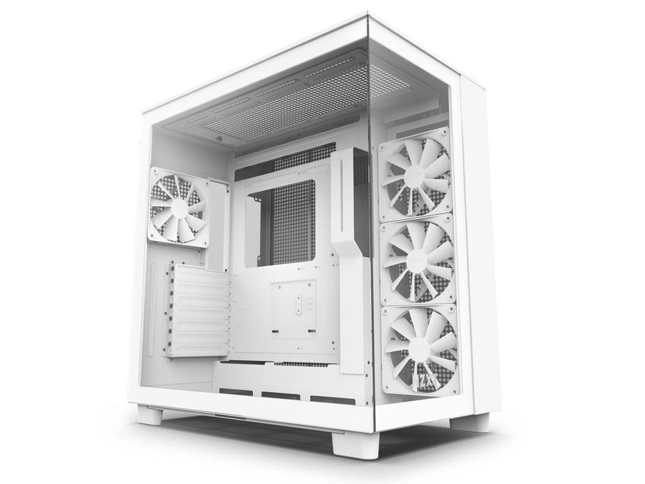 NZXT H9 Flow Matte White Case