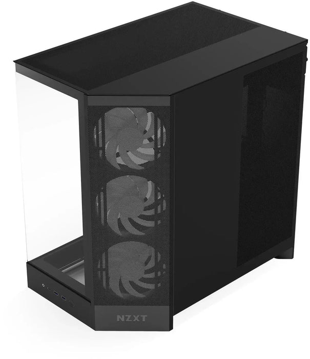 NZXT H9 Flow RGB Dual-Chamber Case - Black