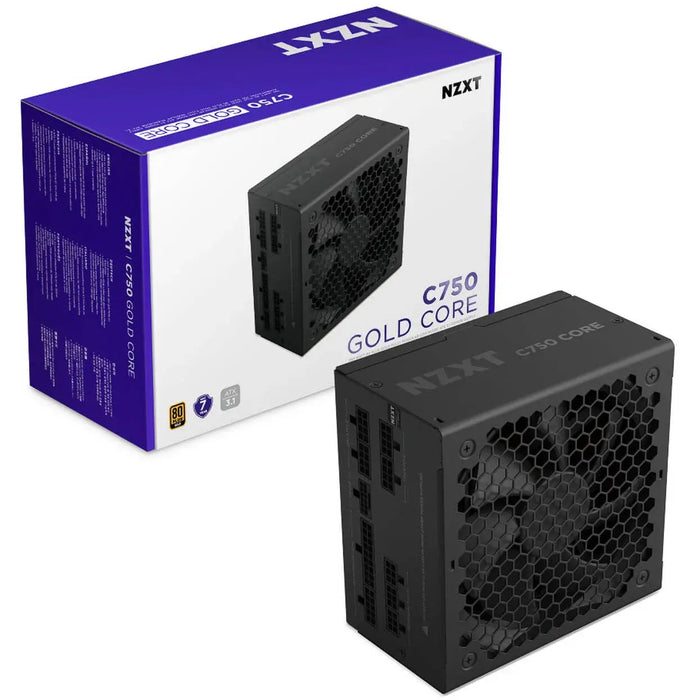 Power supply unit NZXT C750 Core 750W 80+ Gold ATX 3.1 PCIe 5.1 - Fully Modular