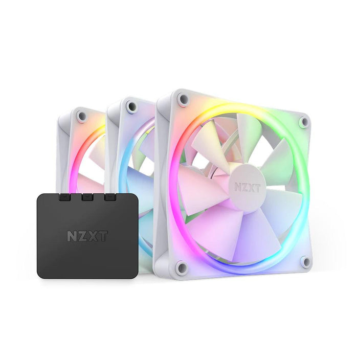 Set of fans NZXT F120 RGB White 3 pieces and NZXT RGB controller