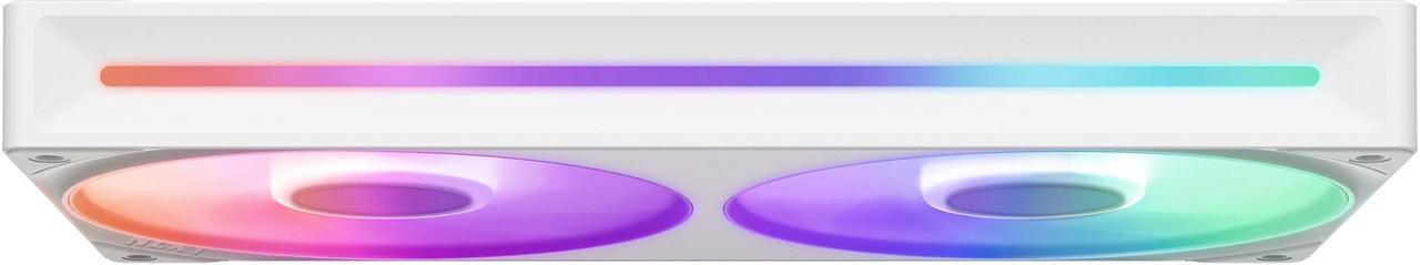 NZXT F240 White RGB Core Fan Kit