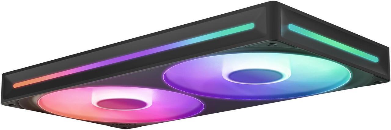 NZXT F280 Black RGB Core Fan Kit