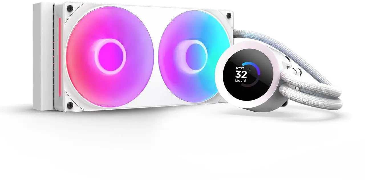 CPU Cooler NZXT Kraken Plus 240 RGB LCD Display - White