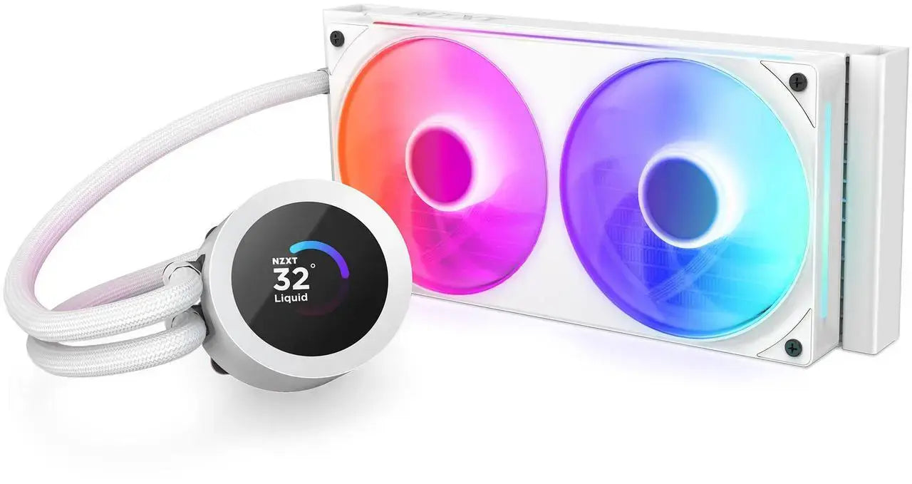 CPU Cooler NZXT Kraken Plus 240 RGB LCD Display - White