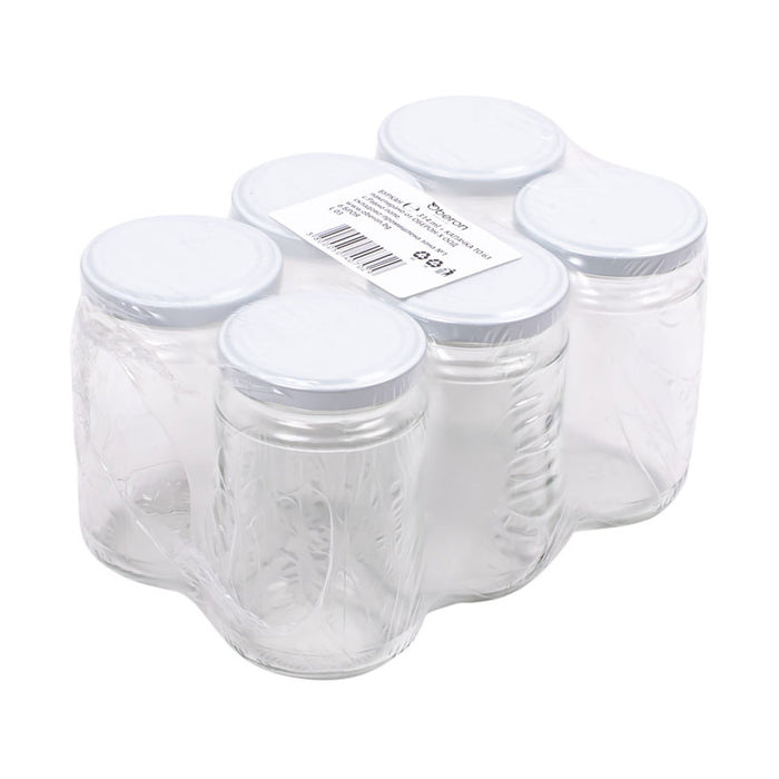 JAR WITH CAP 0.314L. 6 COUNT OBERON STACK