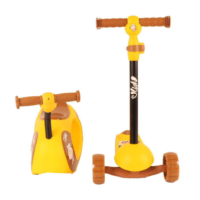 OCIE Multifunctional Ride-On Car / Scooter 4 in 1 Juan Yellow