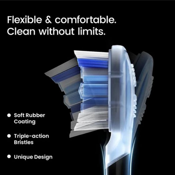 Electric toothbrush Oclean X Pro 20 Set, AI, Maglev 4.0, 84000 rpm, Wi-Fi, FlexFit, IPX7, Black