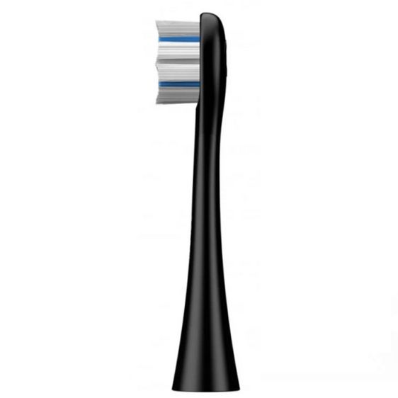 Set of 2 replacement heads for Oclean Delicate Care Electric Toothbrush, Soft, For Children, Black