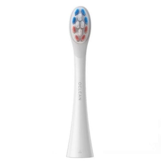 Set of 6 replacement heads for Oclean Delicate Care Electric Toothbrush, Soft, White