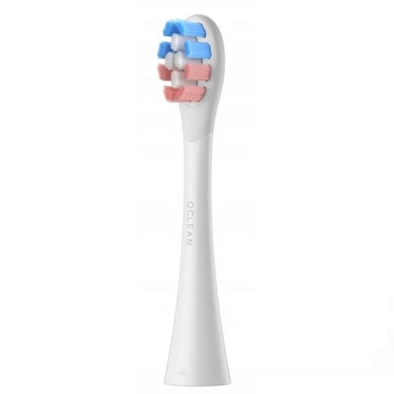 Set of 6 replacement heads for Oclean Delicate Care Electric Toothbrush, Soft, White