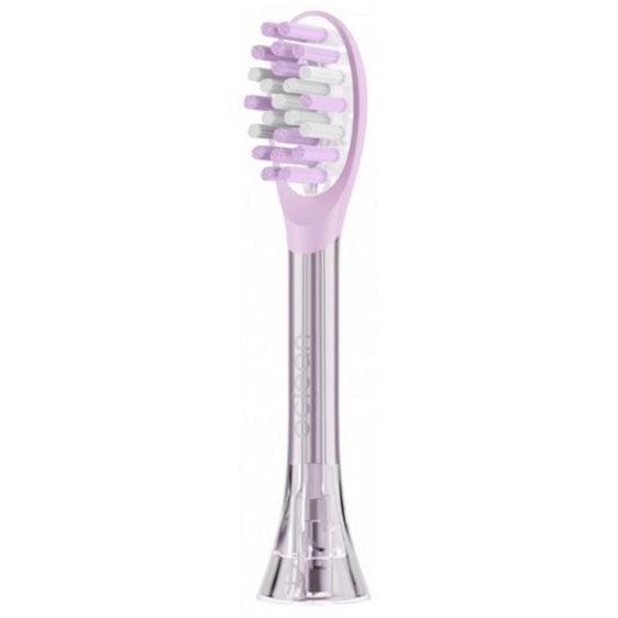 Set of 2 replacement toothbrush heads for Oclean Easy Clean P1K3, Hard, Pink