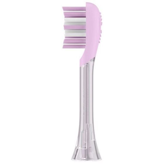 Set of 2 replacement toothbrush heads for Oclean Easy Clean P1K3, Hard, Pink