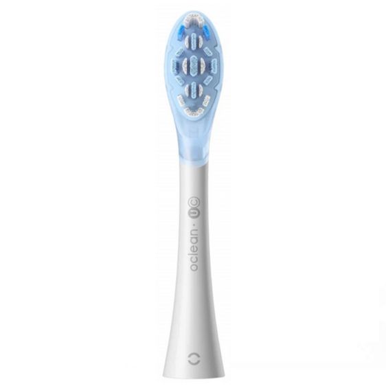 Set of 6 replacement heads for Oclean Ultra Clean electric toothbrush, Hard, White