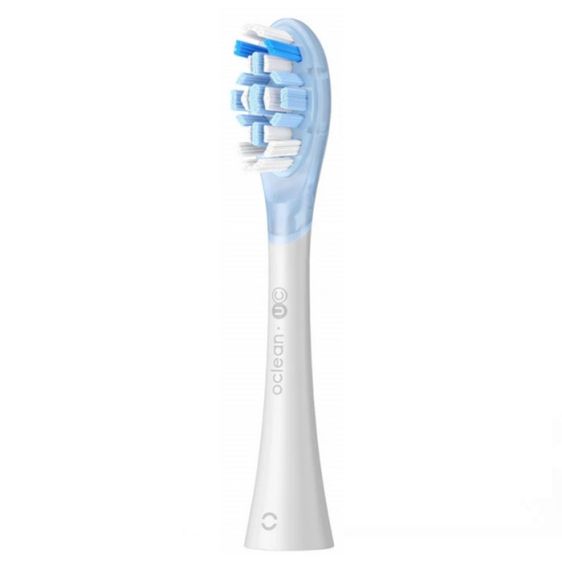 Set of 6 replacement heads for Oclean Ultra Clean electric toothbrush, Hard, White