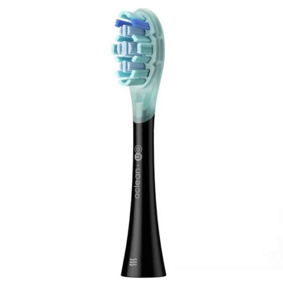 Set of 2 replacement heads for Oclean Ultra Gum Care electric toothbrush, Soft, Black