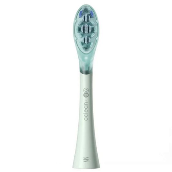 Set of 2 replacement heads for electric toothbrush Oclean Ultra Gum Care Brush Head, Soft, Green