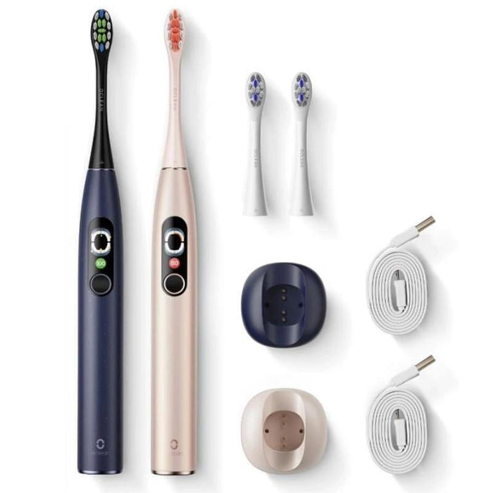 Electric toothbrush Oclean X Pro Digital Duo Set Dark Blue +Golden 100