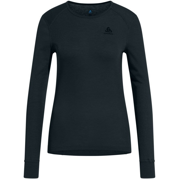 Bielizna termoaktywna z długim rękawem Odlo BL TOP crew neck l/s ACTIVE WARM roz. M Niebiesko-szara
