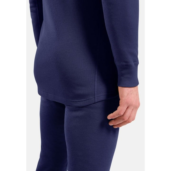 Bielizna termoaktywna z długim rękawem Odlo BL TOP crew neck l/s ACTIVE WARM roz. L Niebieska