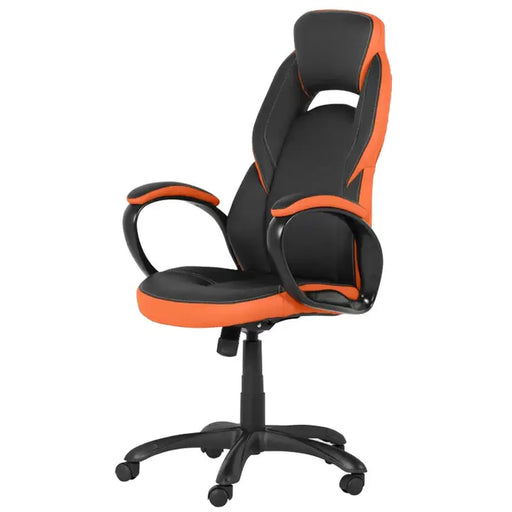 OFFICE CHAIR CARMEN 7511 BLACK - ORANGE - Офис столове<<<Мебели и обков<<<Мебели и интериор<<<Praktiker