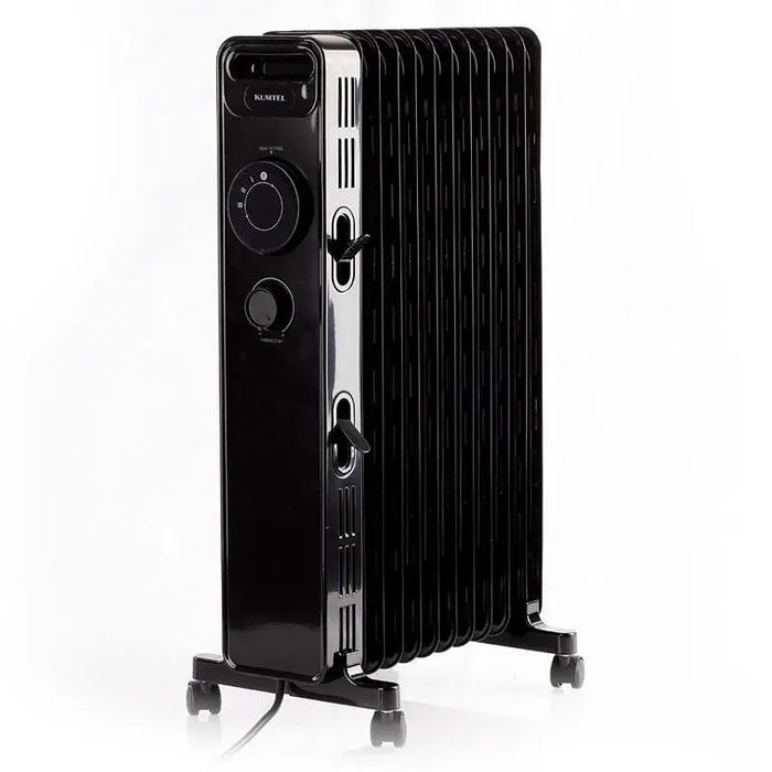 Oil cooler Kumtel KUM-1240S Black - Радиатори<<<Отоплителни уреди<<<Климатици бойлери и отопление<<<ZoraSite