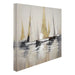 OIL PAINTING 35X35 CM. GOLDEN BOATS - Картини<<<Декорации<<<Мебели и интериор<<<Praktiker