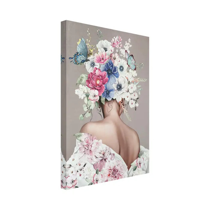 OIL PAINTING 50X70 CM GIRL WITH FLOWERS - Картини<<<Декорации<<<Мебели и интериор<<<Praktiker
