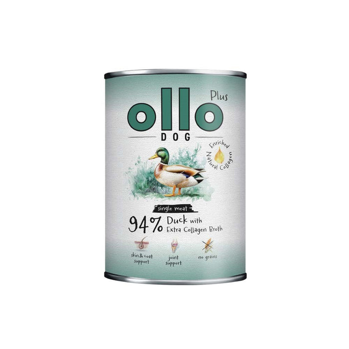 OLLO Plus Collagen Duck - wet dog food - 400g