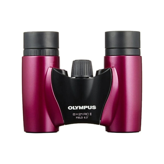 BINOCULARS 8X21 RC II METAL MAGENTA OLYMPUS