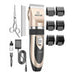 Oneisall P2 Pet Trimmer / Clippers + Scissors + Comb Set (Gold) - Animal care<<<Pets<<<InnproXML