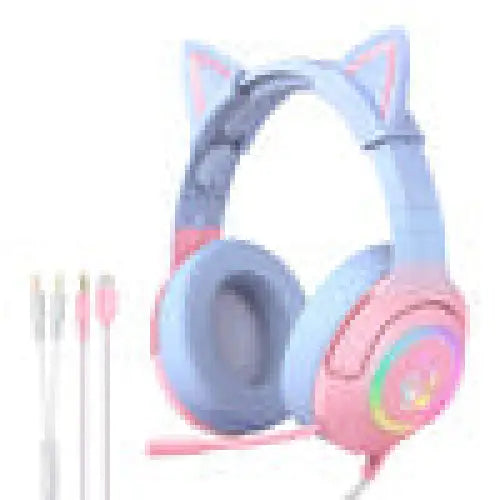 ONIKUMA K9 Pink and Blue Gaming Headphones - Over-ear<<<Wireless<<<Headphones<<<Audio<<<InnproXML